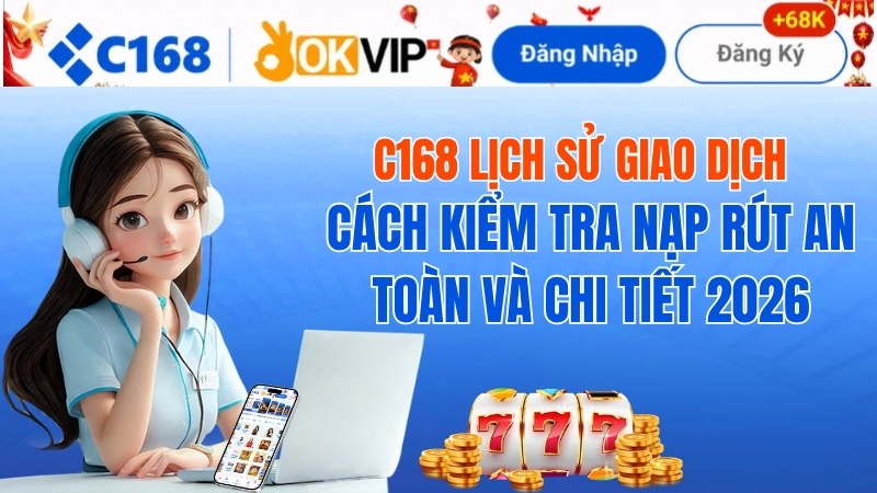 Hướng dẫn tra cứu và quản lý c168 lịch sử giao dịch chi tiết nhất 2026 1 C168 Lịch Sử Giao Dịch – Cách Kiểm Tra Nạp Rút